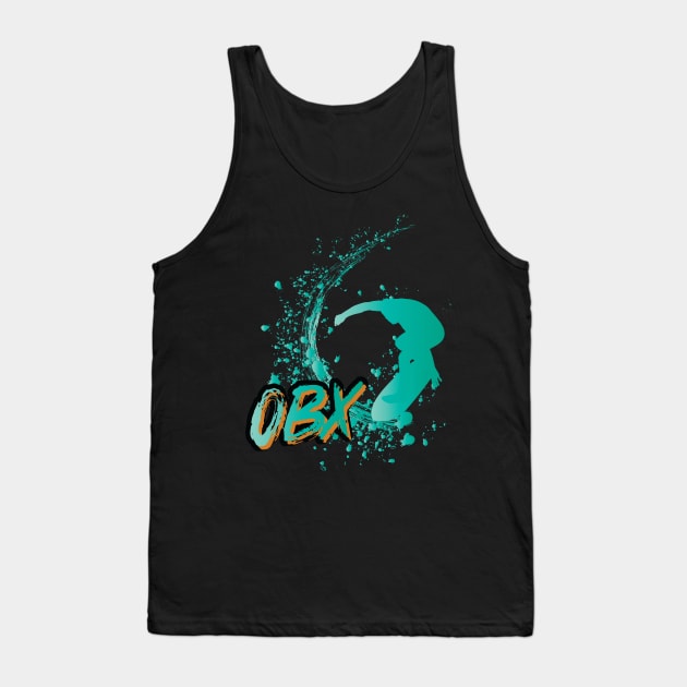OBX Surfer Splash - Outer Banks Tank Top by thepinecones